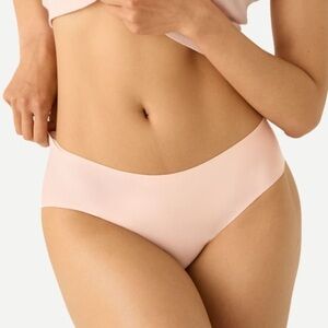 Bombas Women's No Show Hipster Panty in Pink Sandstone Size Medium New